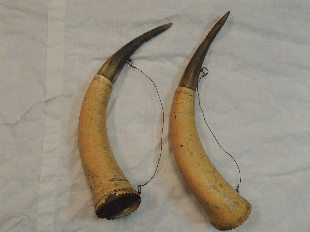 Biddle Engraved Horns