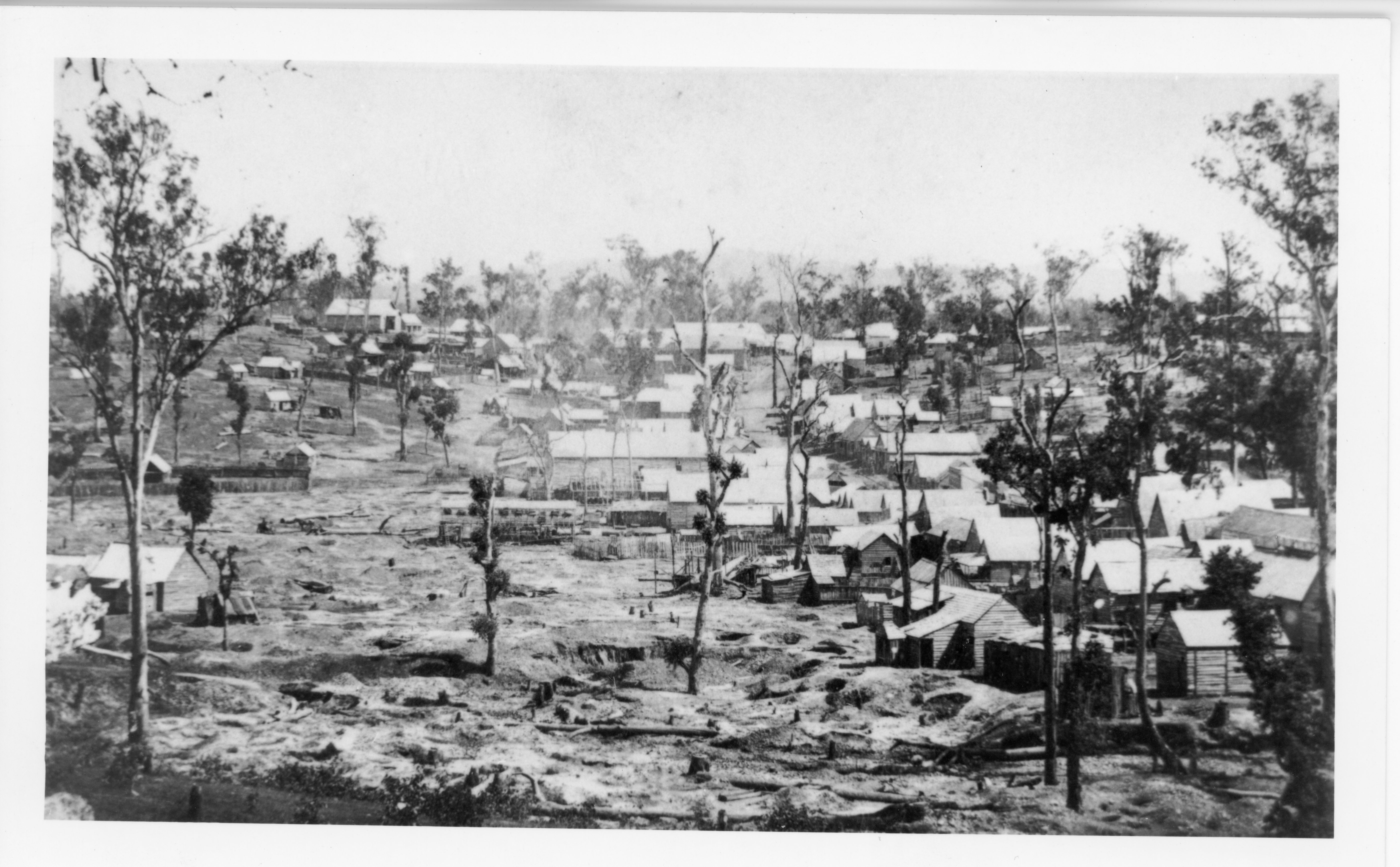 Early Gympie From Calton Hill overlooking site of Memorial Park