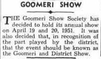Goomeri Show