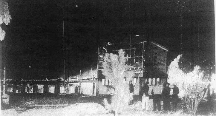 The fire at Gympie State High School 1955