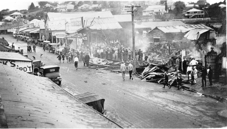 Central Mary Street after the 1929 fire