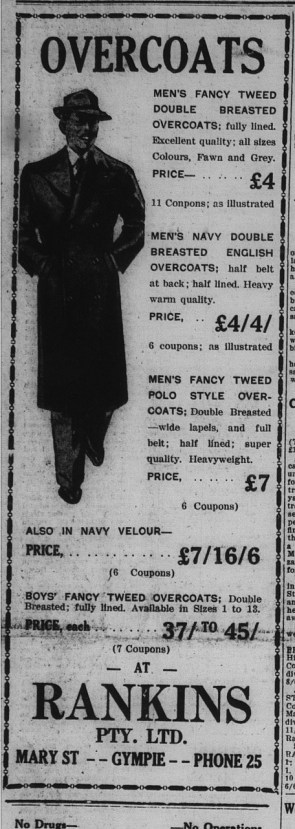 Gympie Times Tuesday March 15, 1948 p.1 Rankin's