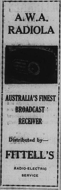 Gympie Times Tuesday March 15, 1948 p.2 Fittell's Radio-electric Service
