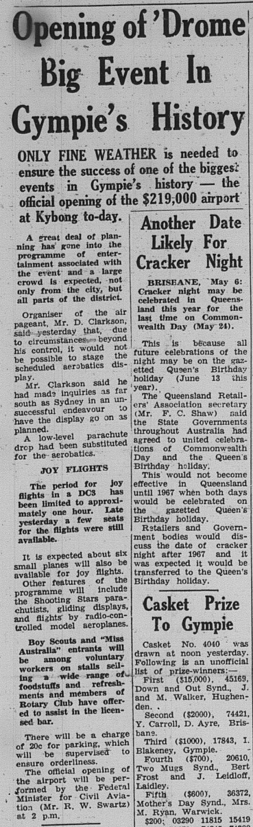 Gympie Times Saturday May 7 page 1