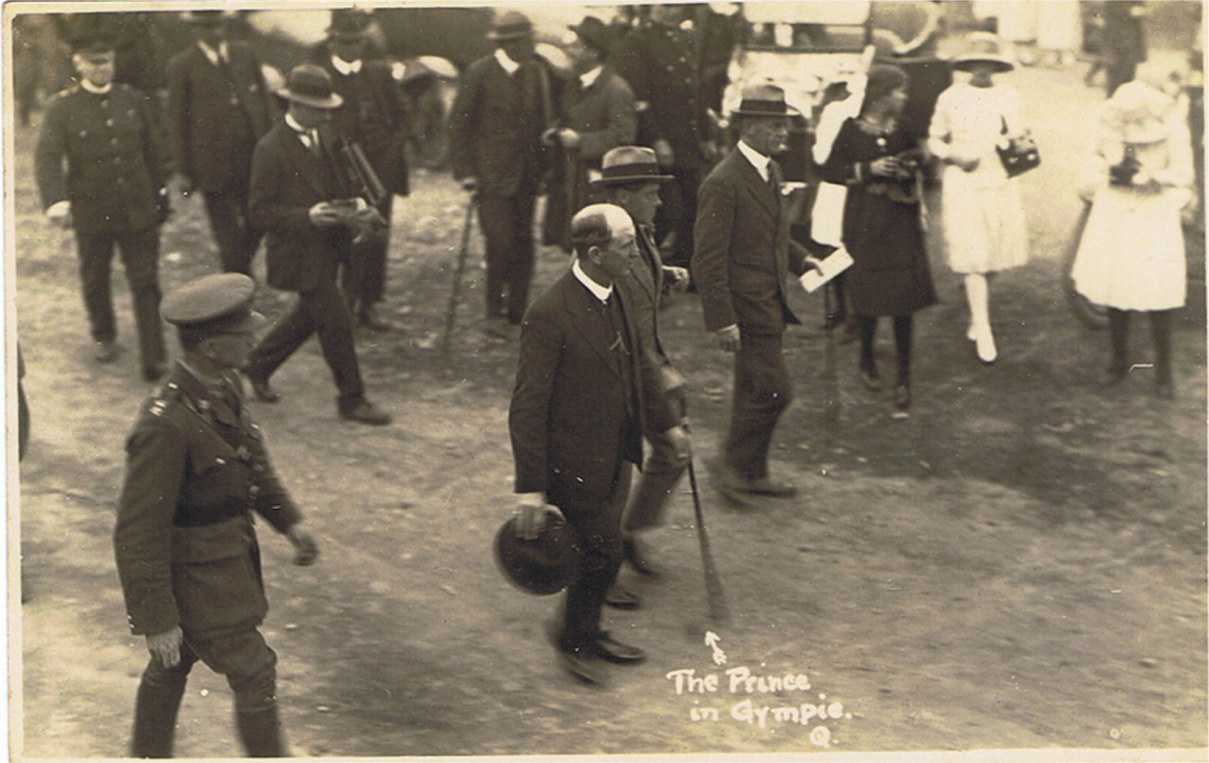 The prince in Gympie 1920a