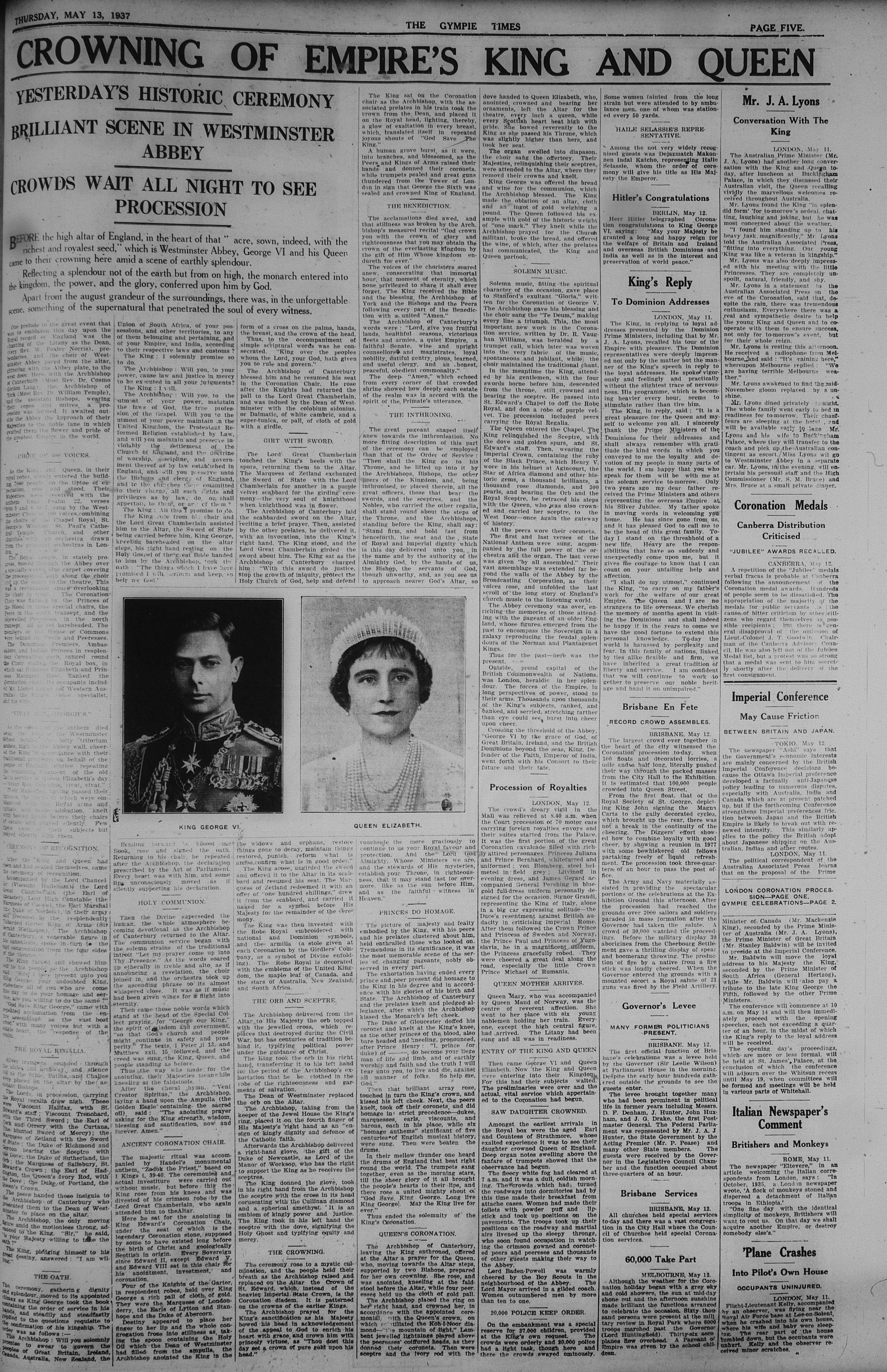 Thursday 13 May 1937 page 5