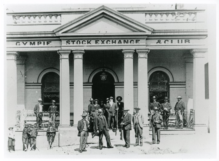 Gympie Stock Exchange and Club c1900's
