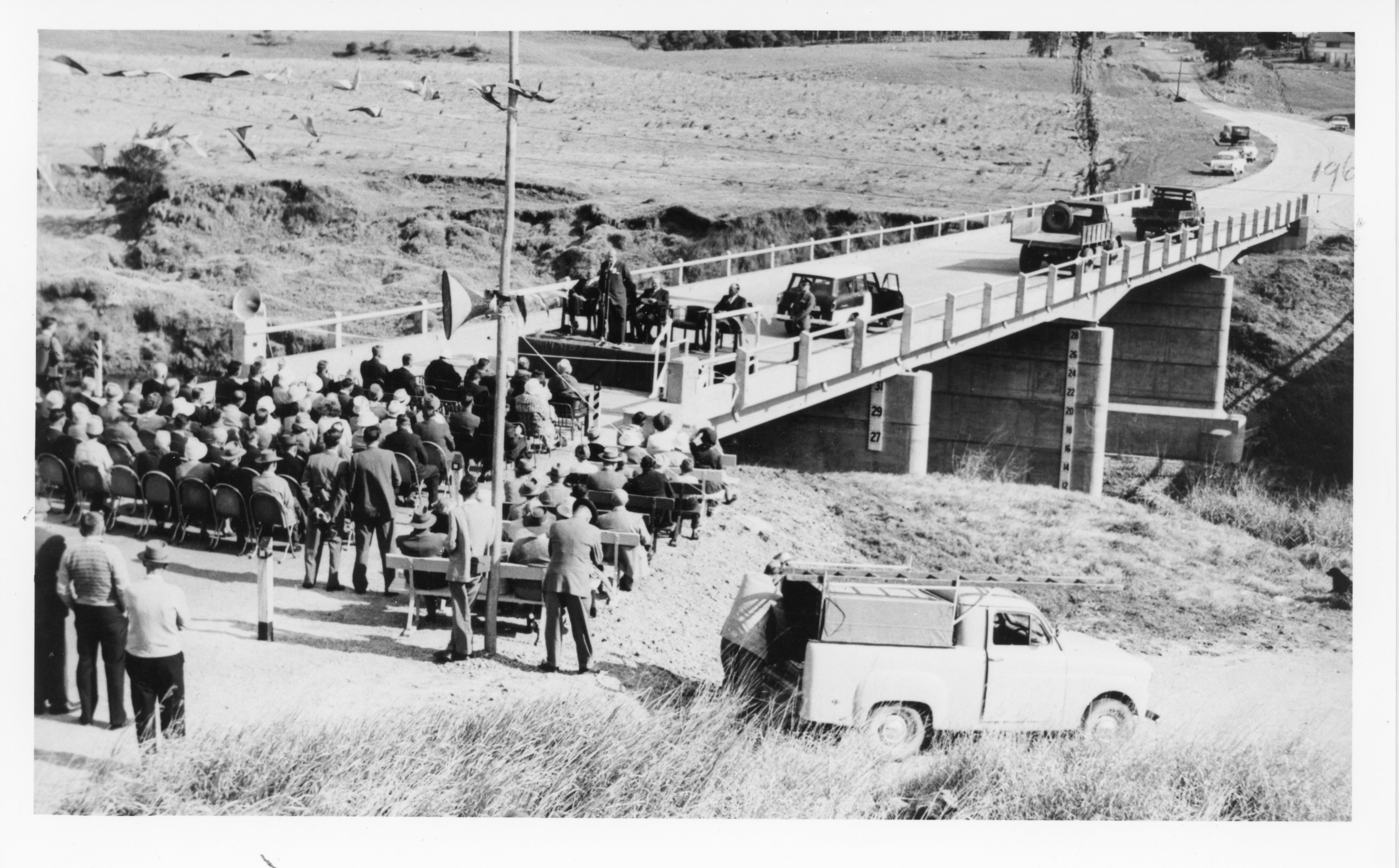 Opening of Kidd Bridge 1961