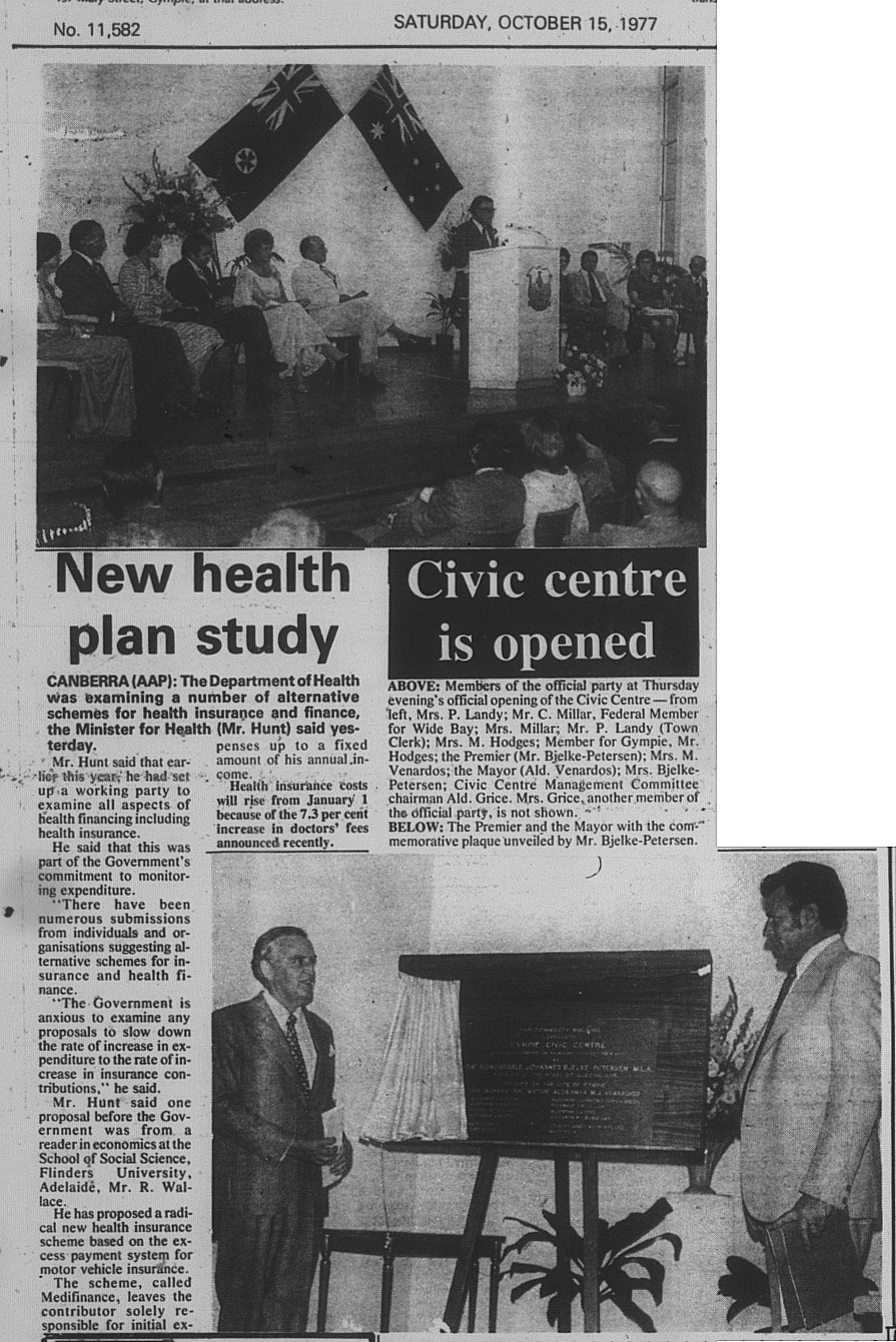 Civic Centre is opened