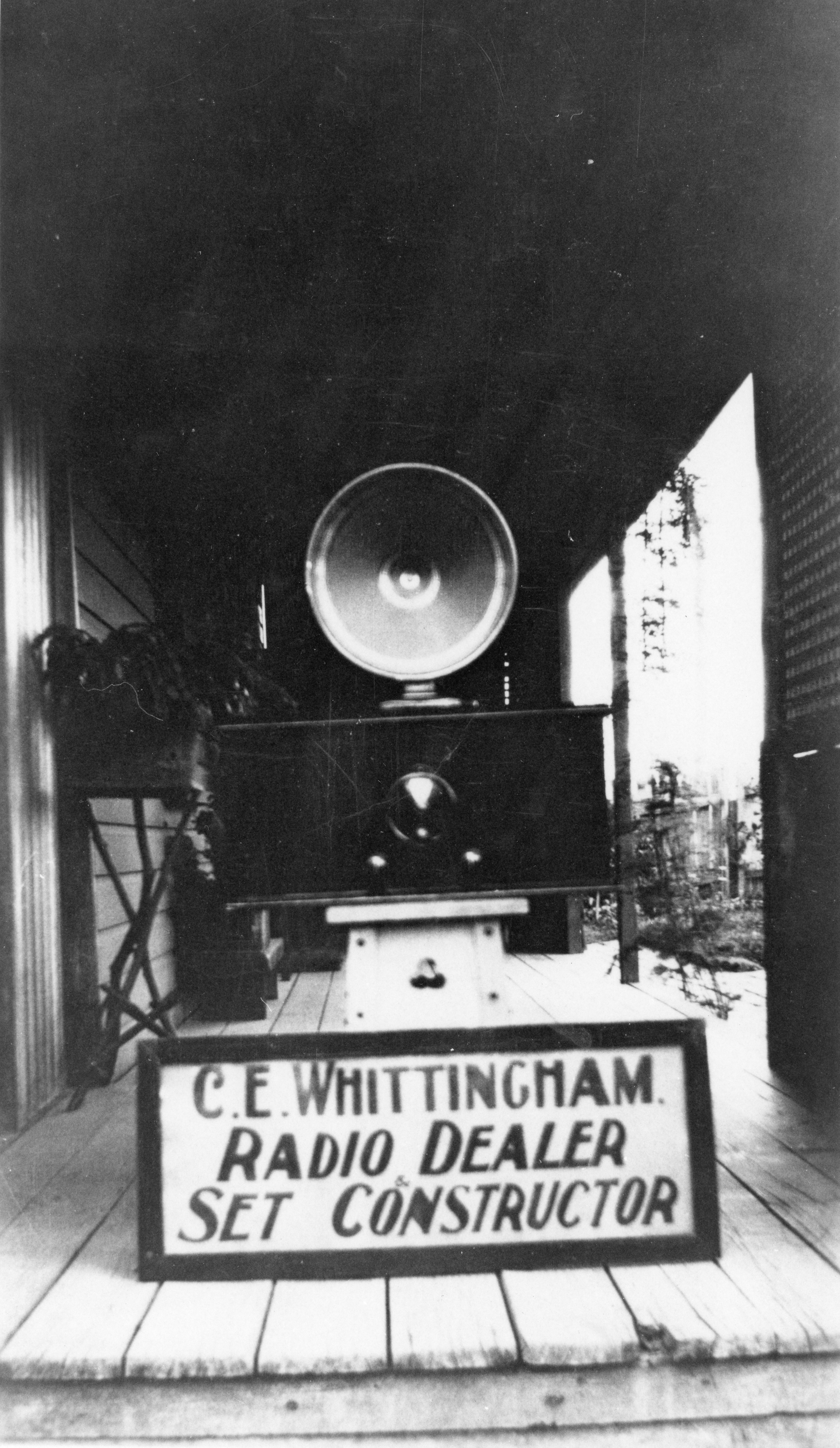 Charlie Wittingham, Radio Dealer and Set Constructor