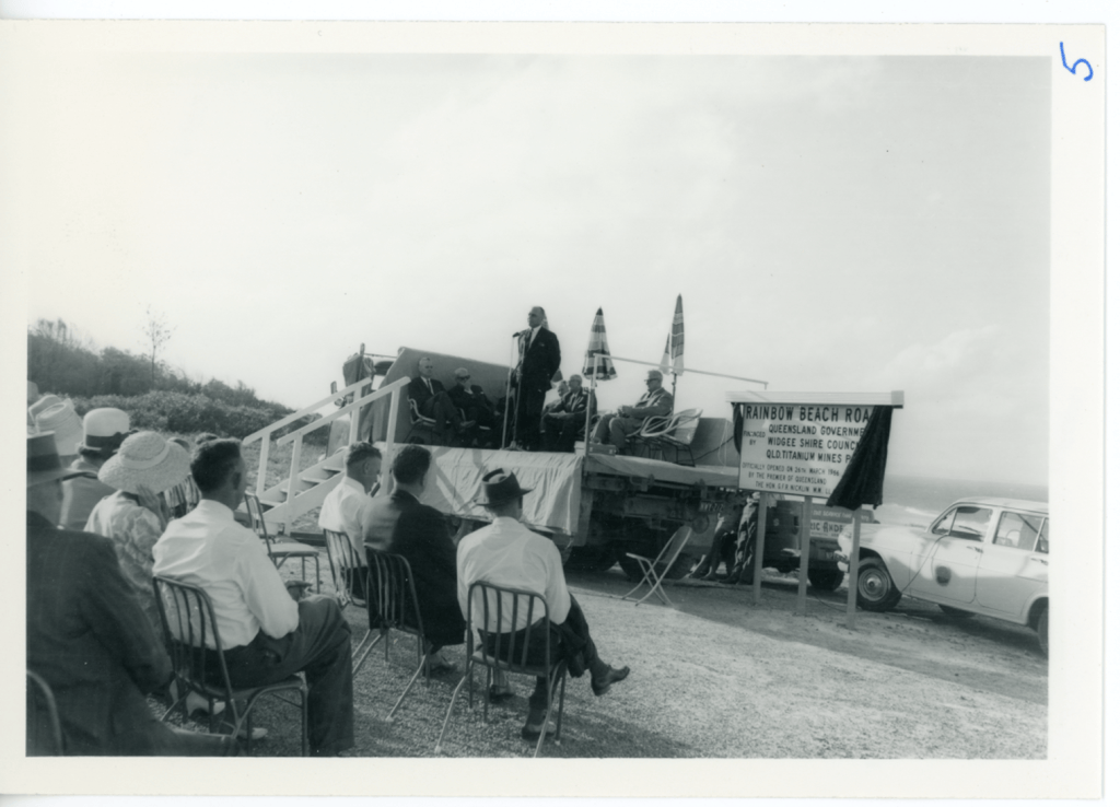 Opening of the Rainbow Beach Road